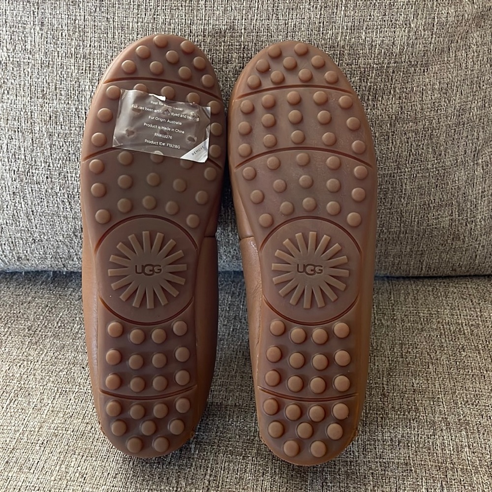 NEW UGG DELUXE LOAFER. CHESTNUT - Picture 6 of 7